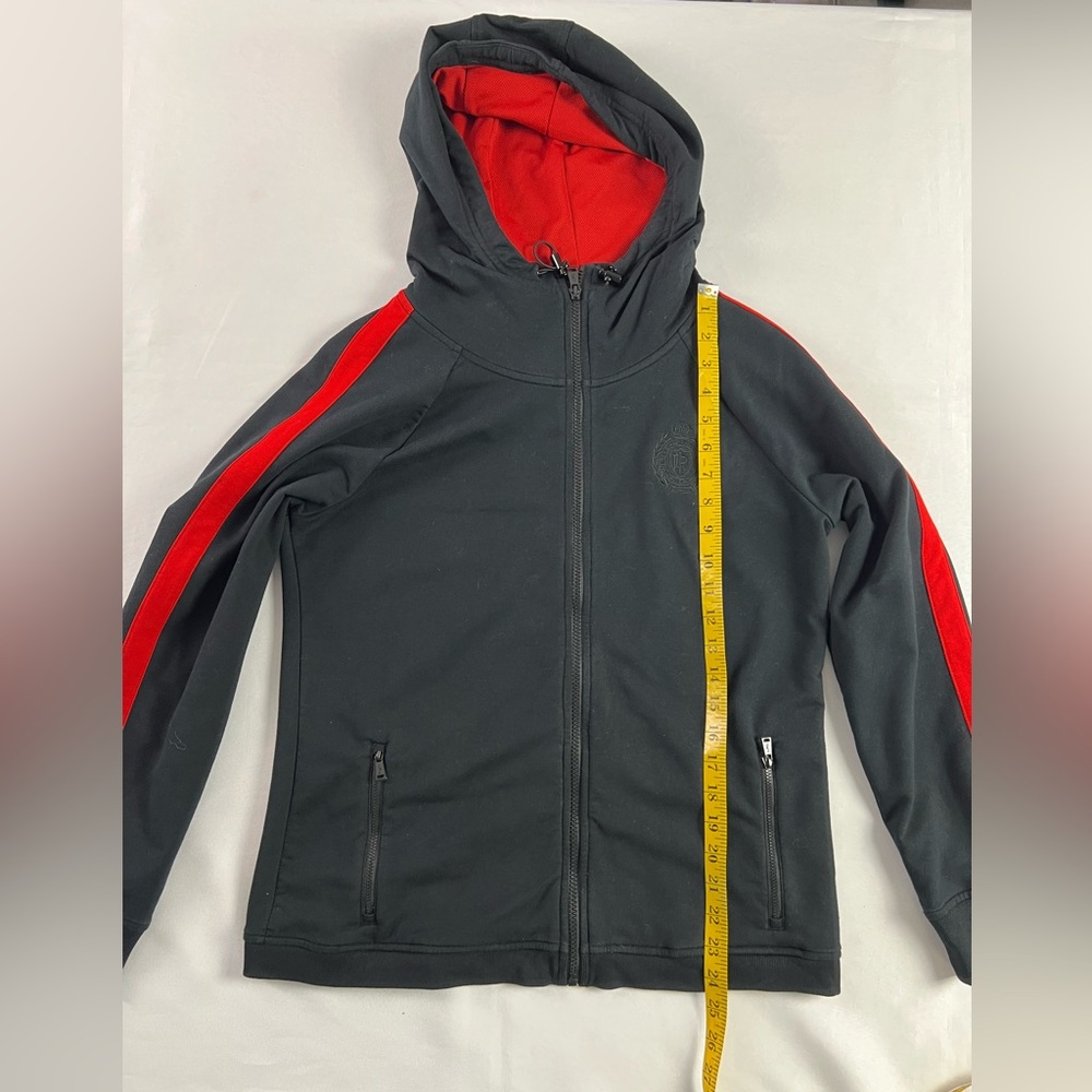 Lauren Active Ralph Lauren Black & Red Full Zipper Hoodie - Picture 9 of 10
